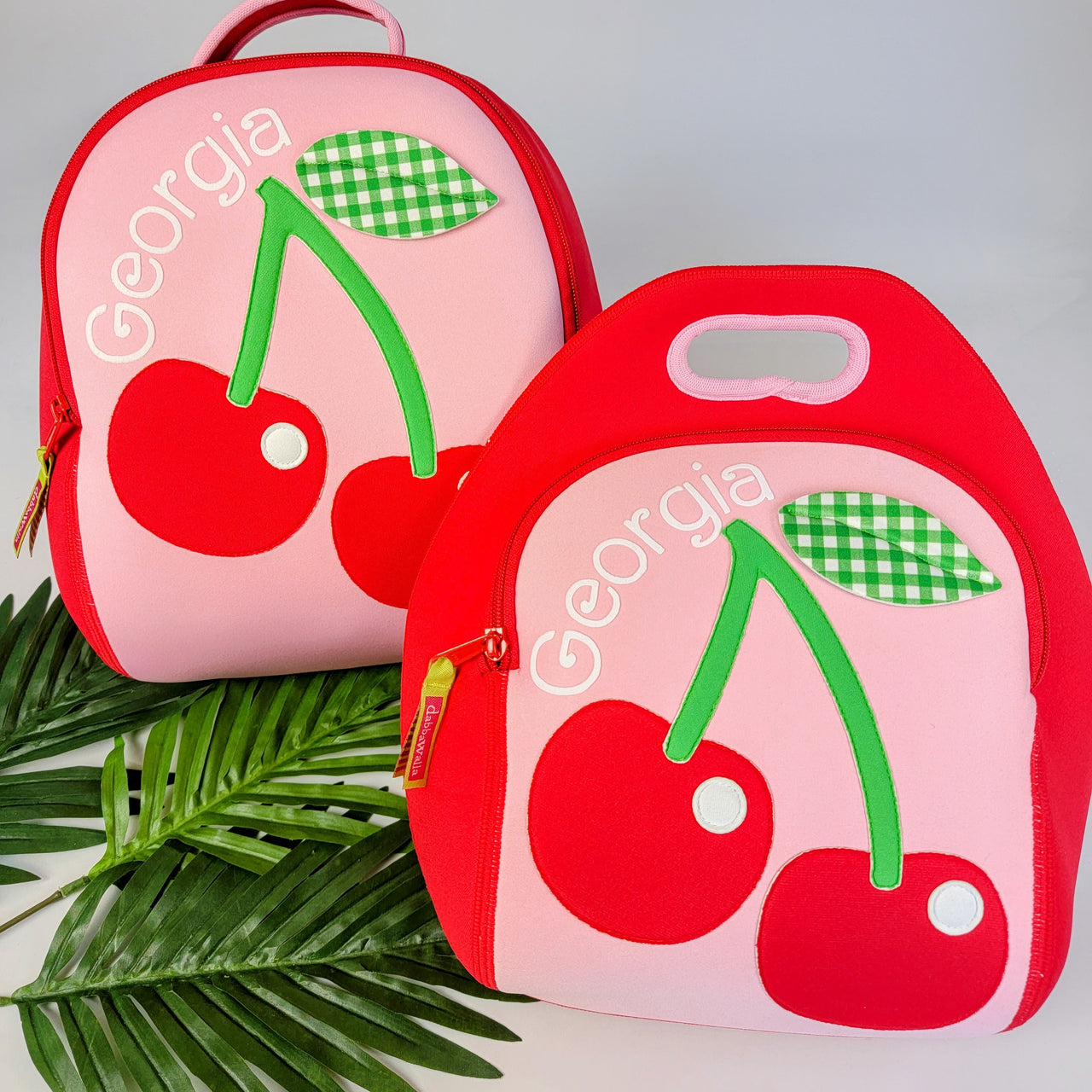 Cherries Backpack and Lunch Box Set