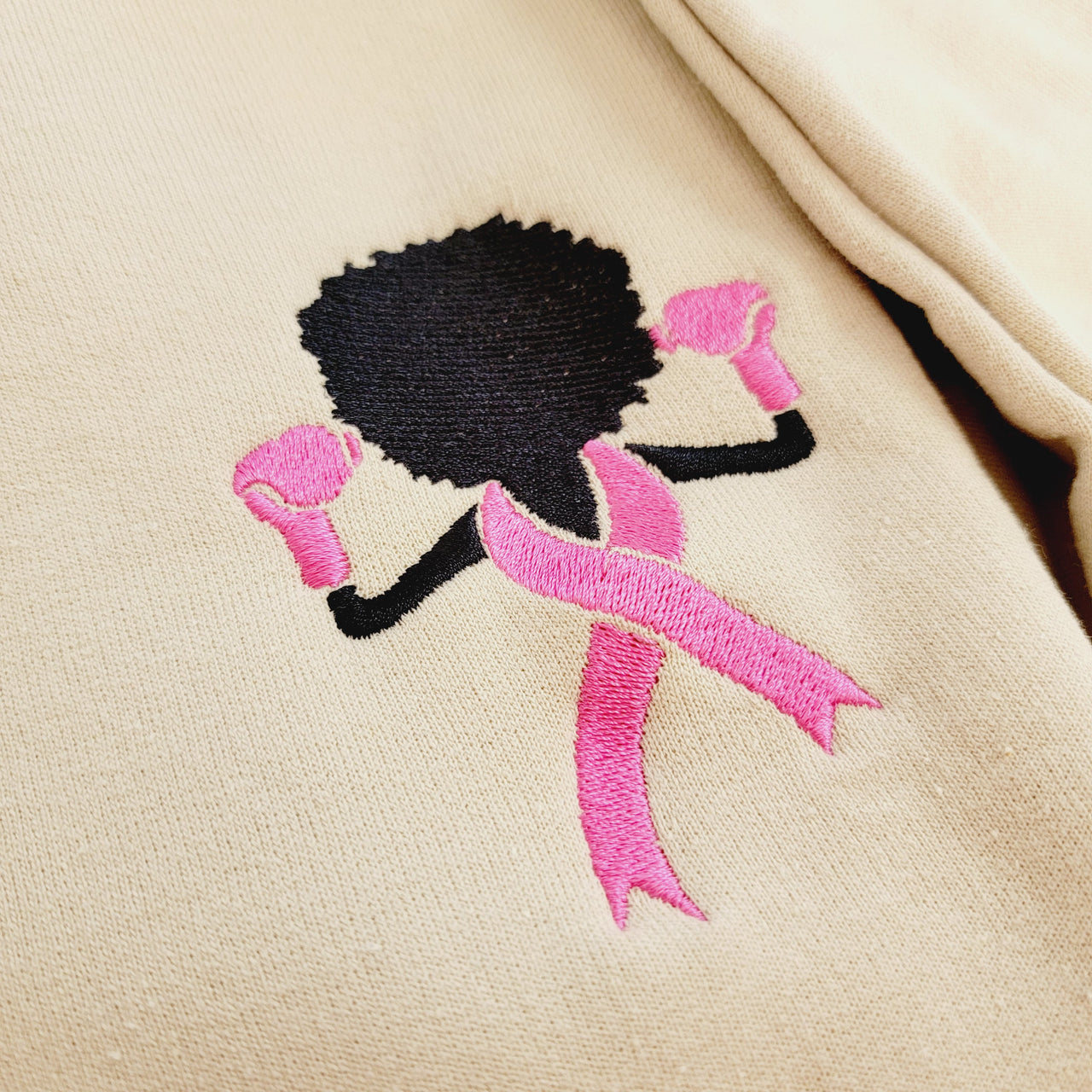 Afro Fighter Cancer Boxing Shirt