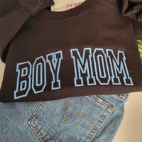 Thumbnail for Boy Mom Embroidered Sweatshirt