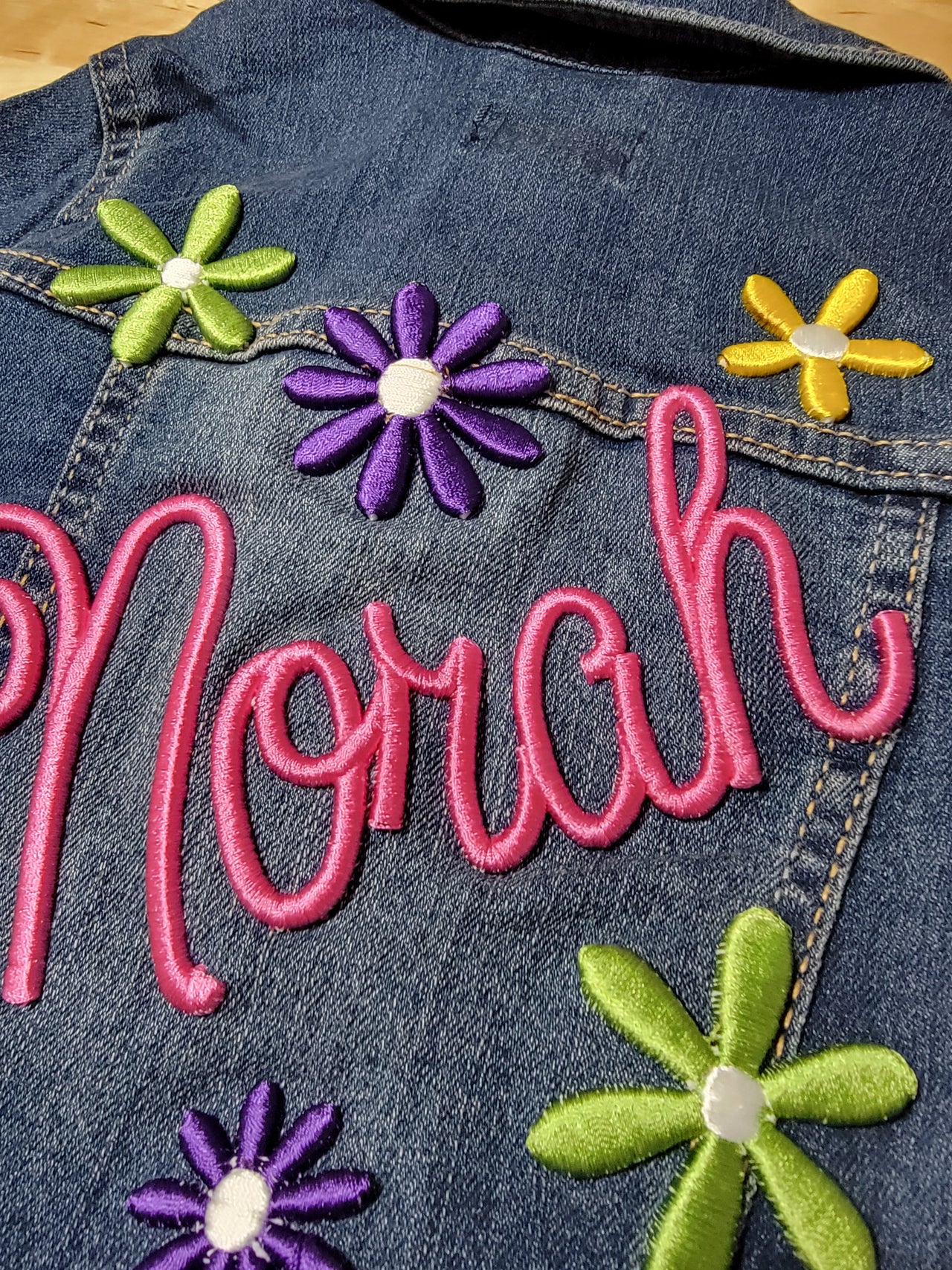 Personalized Starry Jean Jacket