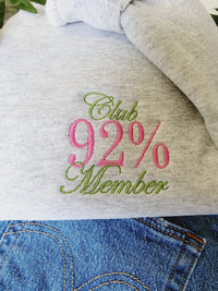 Thumbnail for Club 92% Member Embroidered Shirt