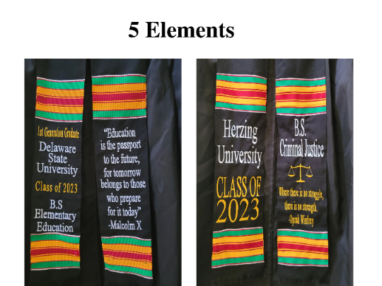 Design Your Own Kente Cloth Graduation Stole