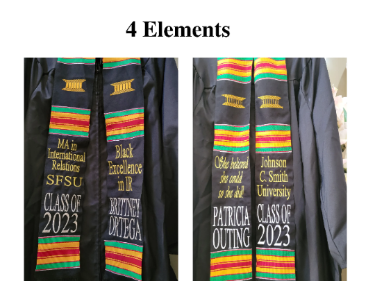 Class of 2023 Kente Cloth Graduation Stole