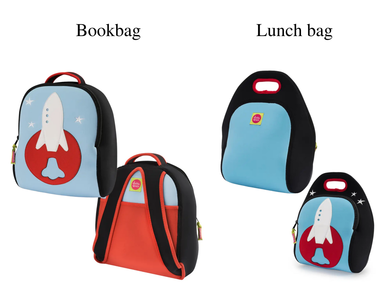 Spaceship Backpack and Lunch Box