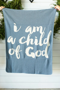 Thumbnail for Child of God Knit Blanket - 6 Colors