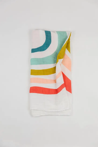 Thumbnail for Rainbow Cotton Muslin Baby Swaddle
