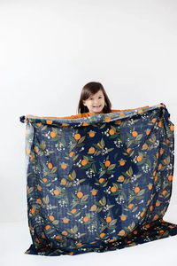 Thumbnail for Orange Blossom Cotton Muslin Swaddle