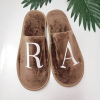 Thumbnail for Large Letter Slippers - 3 Colors - SewingSeams