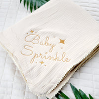 Thumbnail for baby blanket with embroidered name