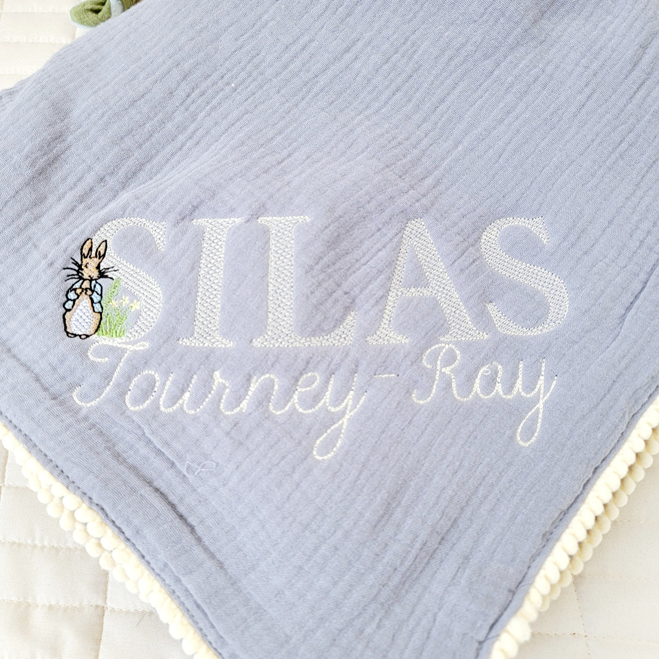 Embroidered Tales Baby Blanket