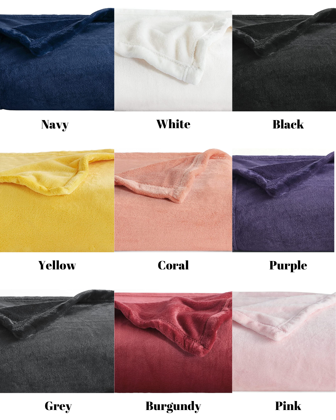 Royalty Fleece Blanket - 10 Colors - SewingSeams