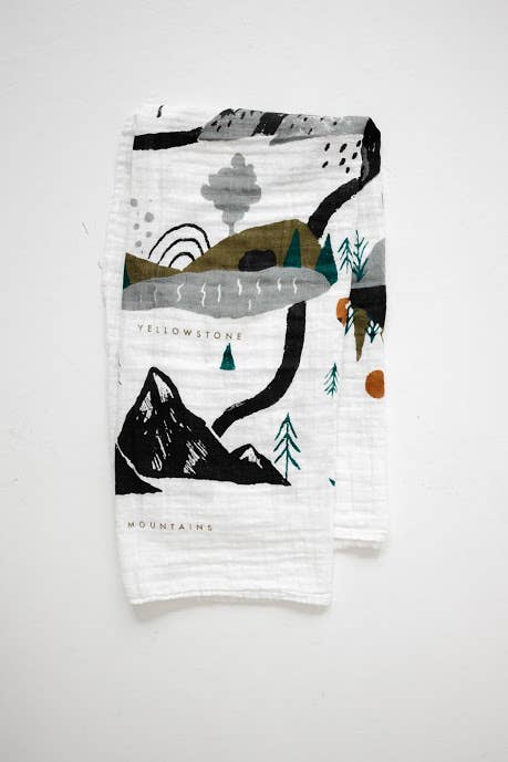 National Parks Cotton Muslin Baby Swaddle
