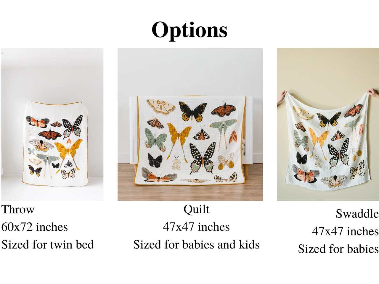 Butterfly Collector Cotton Muslin Throw