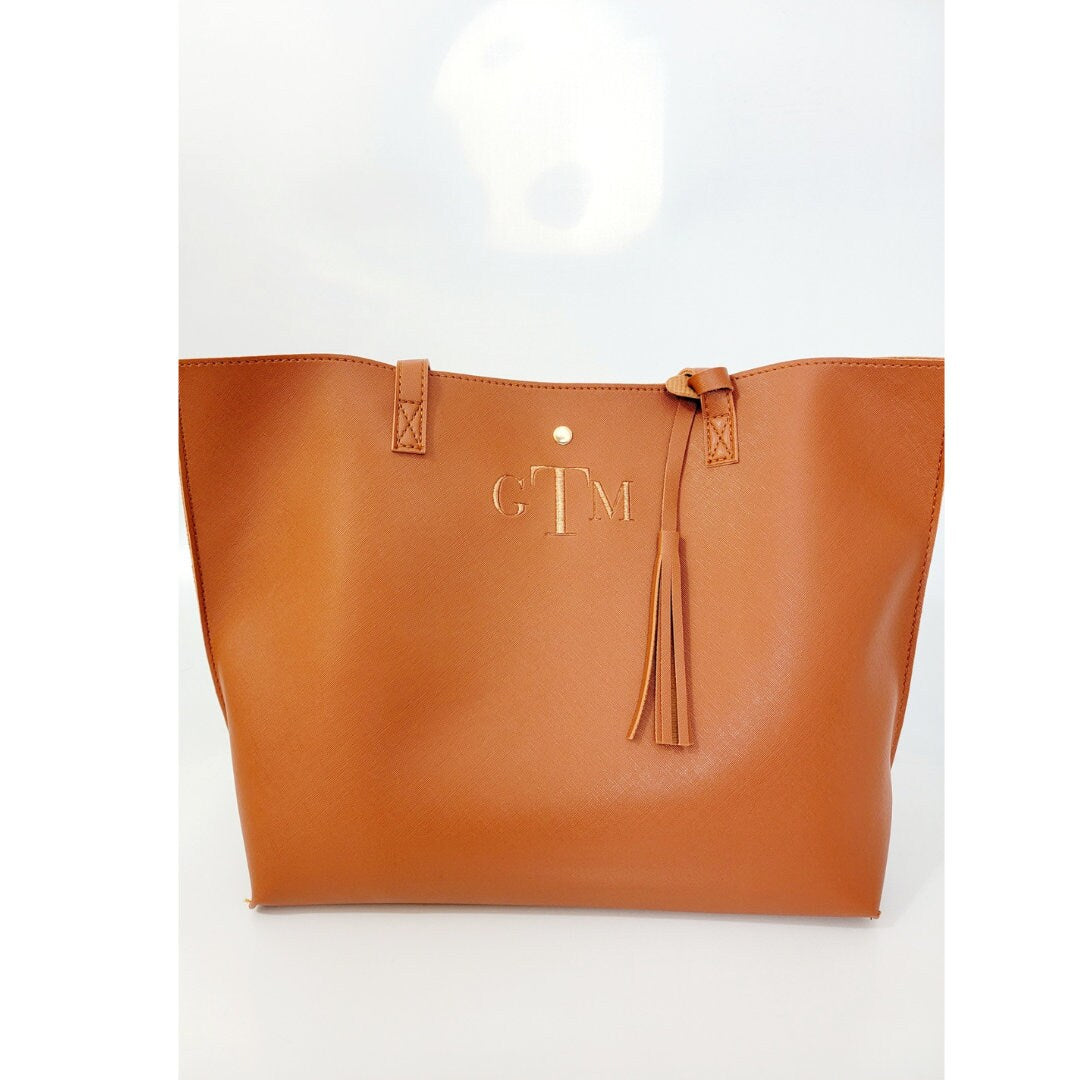 Modern Leather Tote