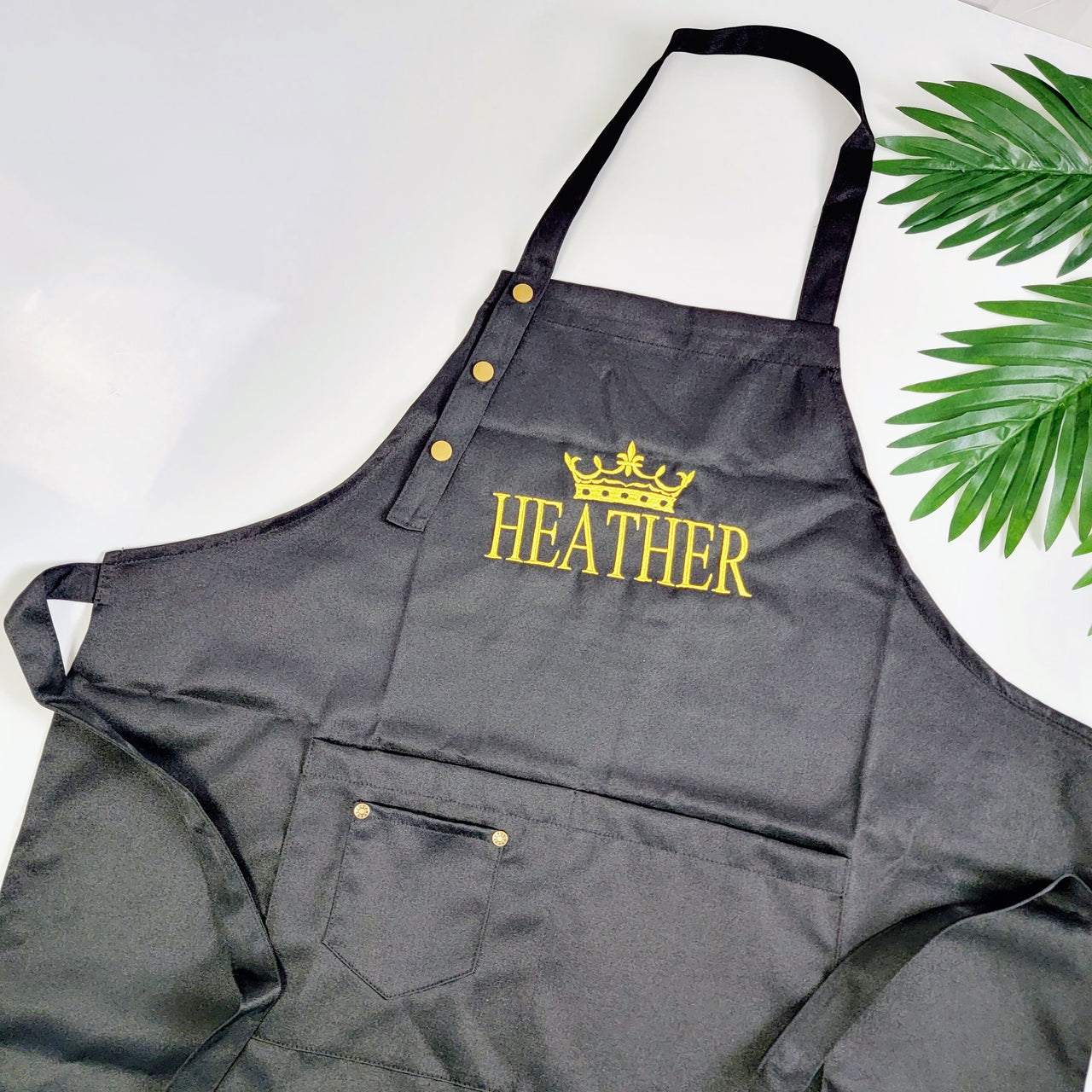 Personalized Aprons - Aprons for Women - Aprons for Men - Embroidered Cooking Apron with Pocket - Apron with Name - Cooking Gift