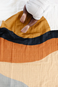 Thumbnail for Sunset Cotton Muslin Baby Swaddle